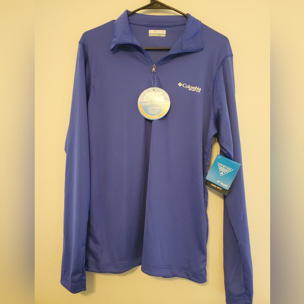 Men's XS Columbia Deep Waves Quarter Zip